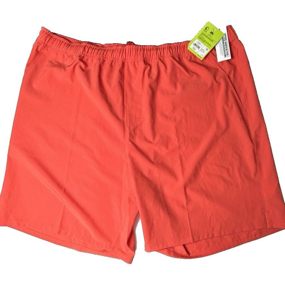 DSG Men's Agility Unlined Woven Shorts Inseam 8" Red Sun Size XXL
